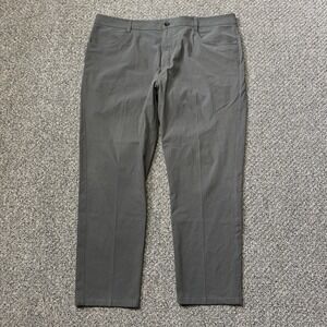 Vuori Meta Pant 38x26 Short Gray Athletic Slim Fit Stretch Performance V430S